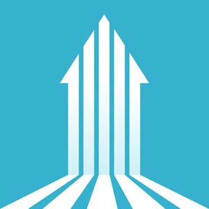 arrows pointing upward